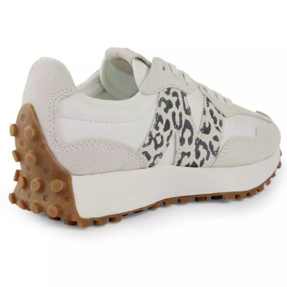 New Balance 327 Animal Print Logo Casual Women Sneakers Sea Salt Leopard  5.5 - Picture 13 of 15